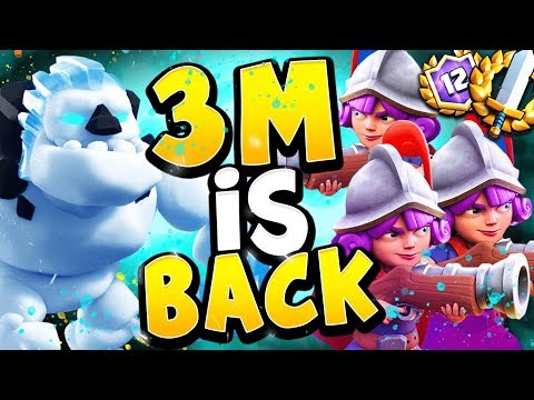 12 WIN GRAND CHALLENGE with BEST 3M DECK! - CLASH ROYALE