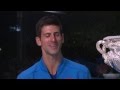 Novak Djokovic interview (Final) - Australian Open.