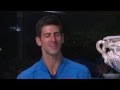 Novak DJOKOVIC interview (Final) - Australian Open.