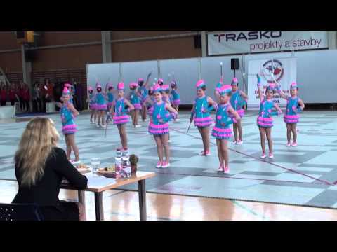 Mažoretky Babypanenky - 2.místo semifinále MČR Vyškov, MAC
