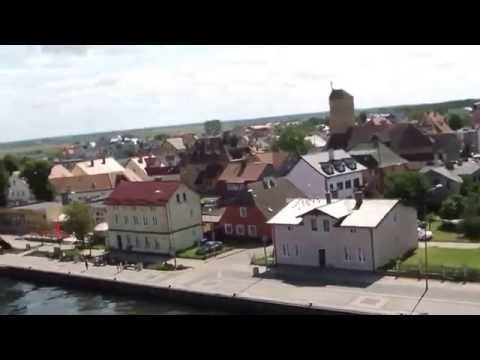 Panorama portu w Darlowku Darlowo lato 2011r