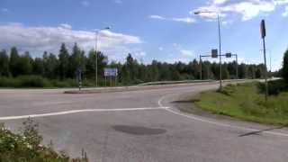 preview picture of video 'Pyhäntä, Pohjanmaan Portti risteys 2008'