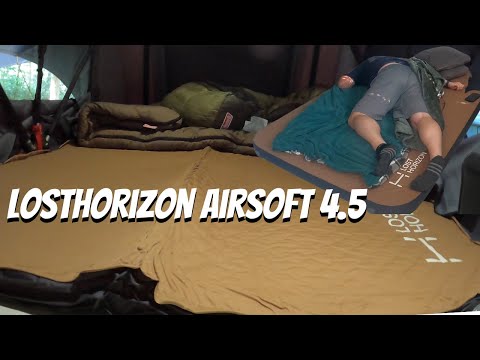 Can this Self Inflating Mattress Replace Our Rooftop Tent mattress? LOSTHORIZON Airsoft 4.5  Review