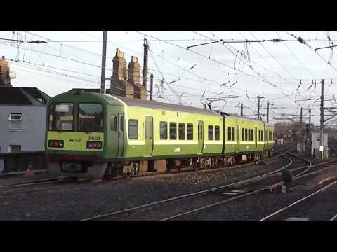 Dart numbers 8602 + 8601 - Connolly Station, Dublin