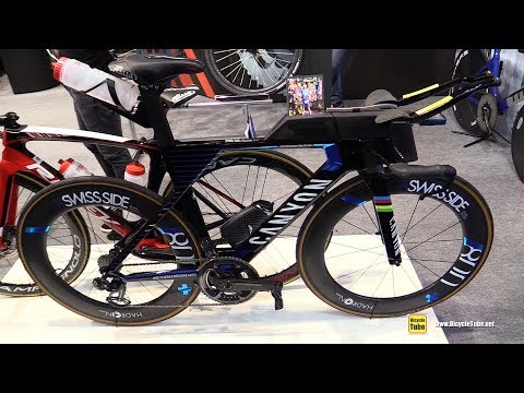 2020 Canyon Speedmax Triathlon bike with PC8 Bike Computer - Walkaround