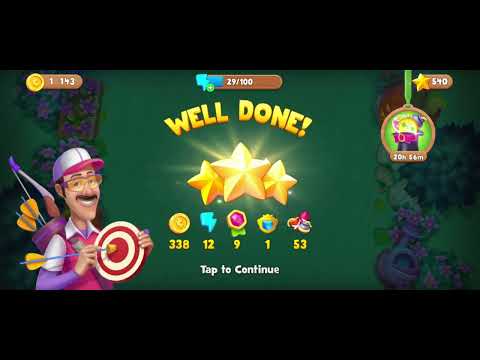 Gardenscapes Level 5032 (Pink Level - One Shot Level) ONE TRY CHALLENGE