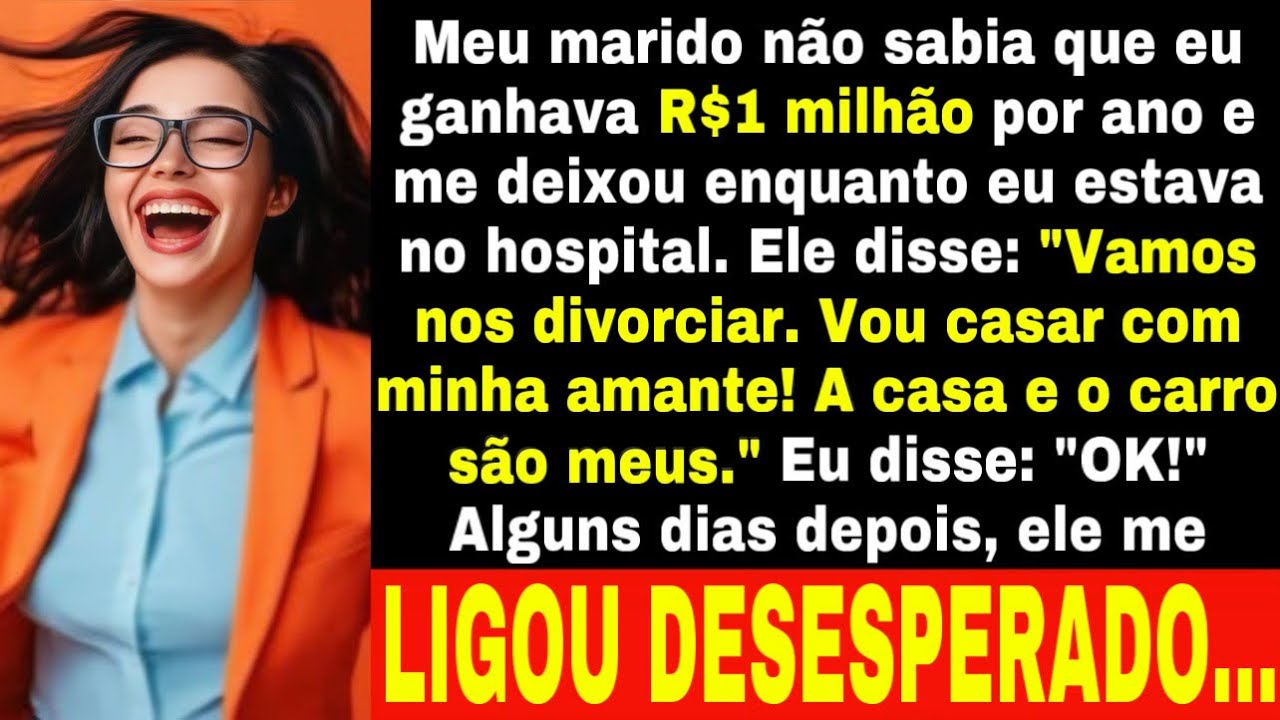 Meu marido me abandonou no hospital sem saber que eu recebia 1 milhão. Dias depois, ele me ligou…