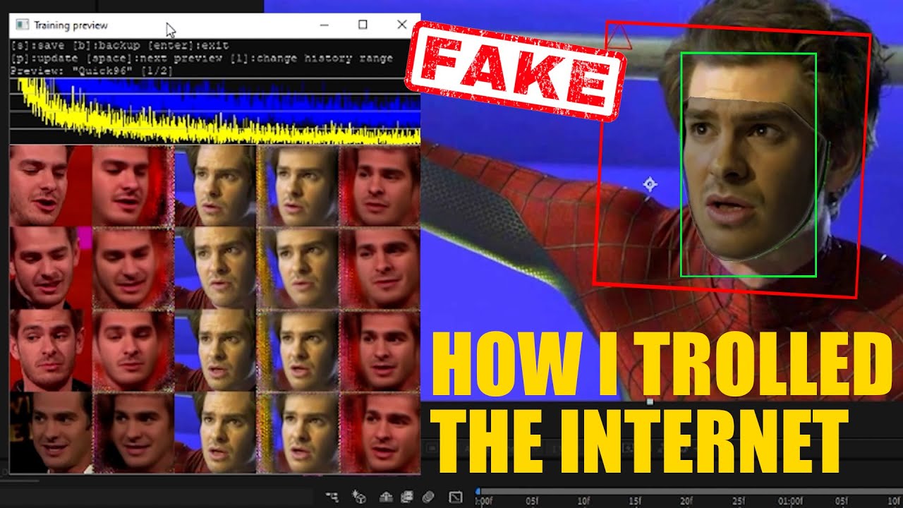 How I trolled the entire Internet - Andrew Garfield DeepFake - YouTube