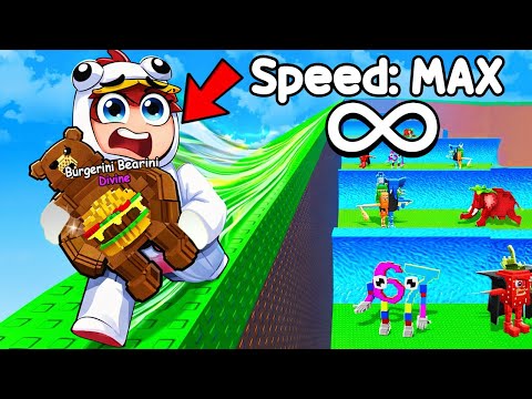 Débloquez la VITESSE INFINIE MAX dans Échapper au TSUNAMI pour les BRAINROTS !