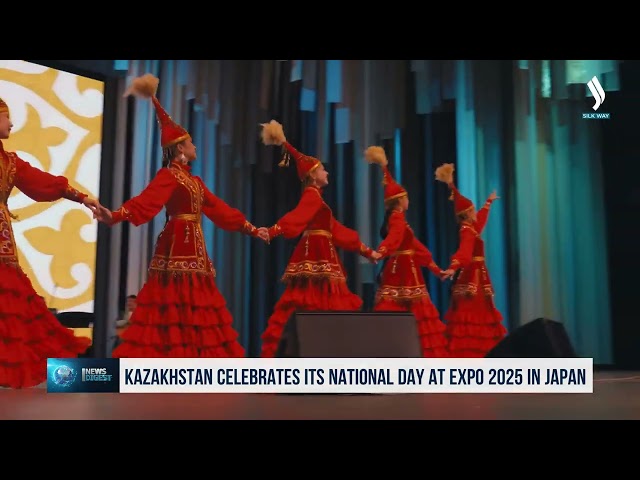 Японияда ўтказилаётган EXPO анжуманида Қозоғистон байроғи кўтарилди