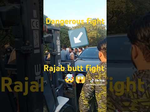 Rajab butt dangerous fight with police officer 🤯😱🔥 | rajab butt today vlog | maan dogar aggressive