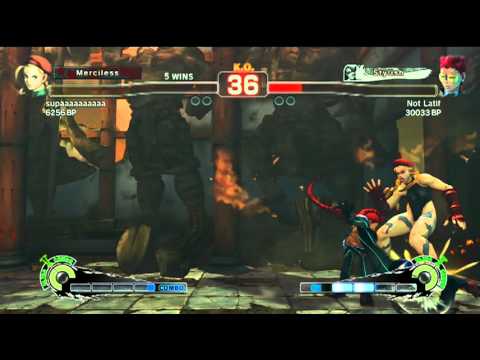 SSF4: supaaaaaaaaaa (Cammy) VS Not Latif (C. Viper) - Endless Battle