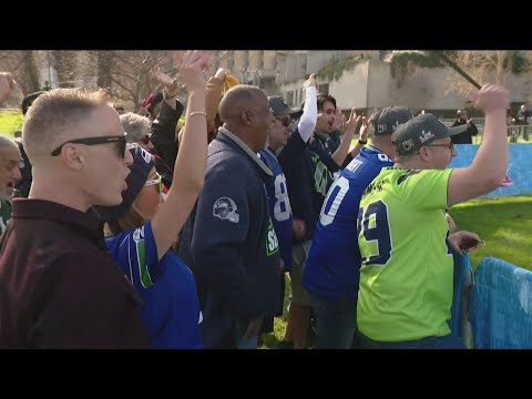 Seahawks fans take Northern California by storm ahead of Superbowl Sunday