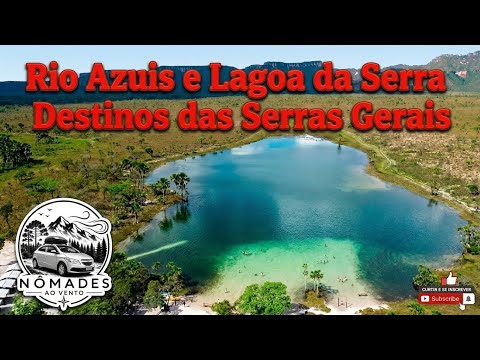 Rio Azuis e Lagoa da Serra das Serras Gerais Tocantins