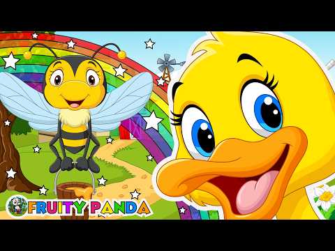 Five Little Ducks + Honey Bees - Nursery Rhymes & Kids Songs | Baby Songs