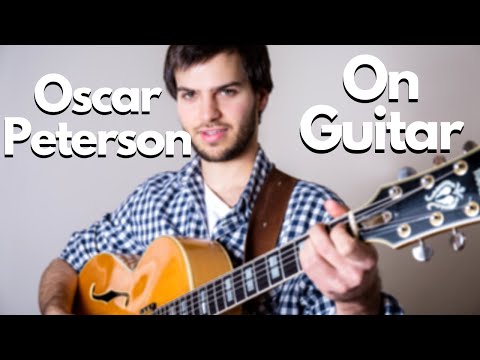 Oscar Peterson Solo Over Just One Of Those Things, Guitar Version