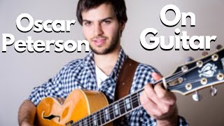 Oscar Peterson Solo On Just One Of Those Things, Guitar Version