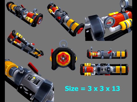 Scrap Mechanic Survival | Mod Update - Cannon Model Reworked - Game Like Style