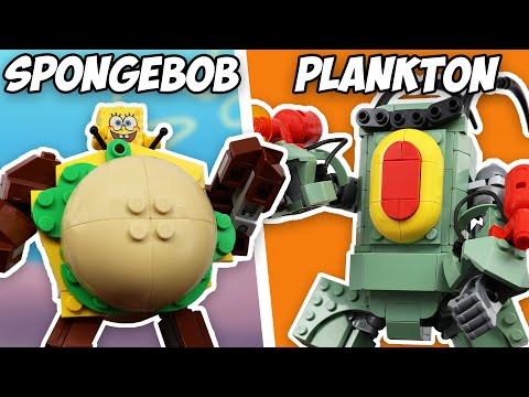 I Built LEGO SpongeBob Mechs...