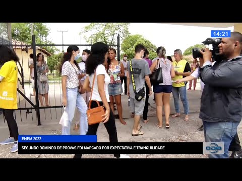 Segundo domingo de provas do Enem foi marcado por expectativa e tranquilidade 21 11 2022