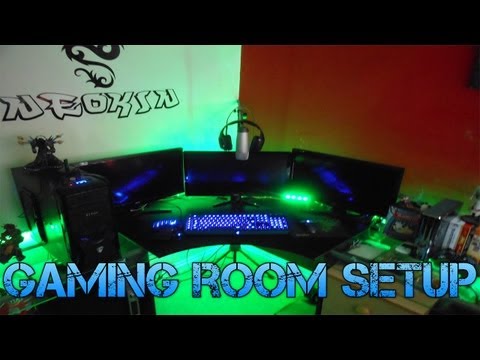 Awesome Gaming Room Setup 2013