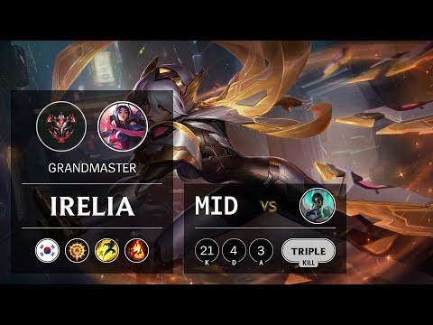 Irelia Mid vs Karma - KR Grandmaster Patch 9.19