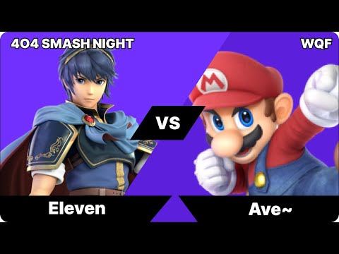 4o4 Smash Night 91 - Eleven(Marth) vs Ave~(Mario)