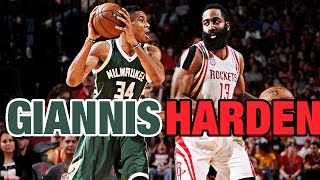 James Harden - Houston Rockets - Giannis Antetokounmpo - Milwaukee Bucks