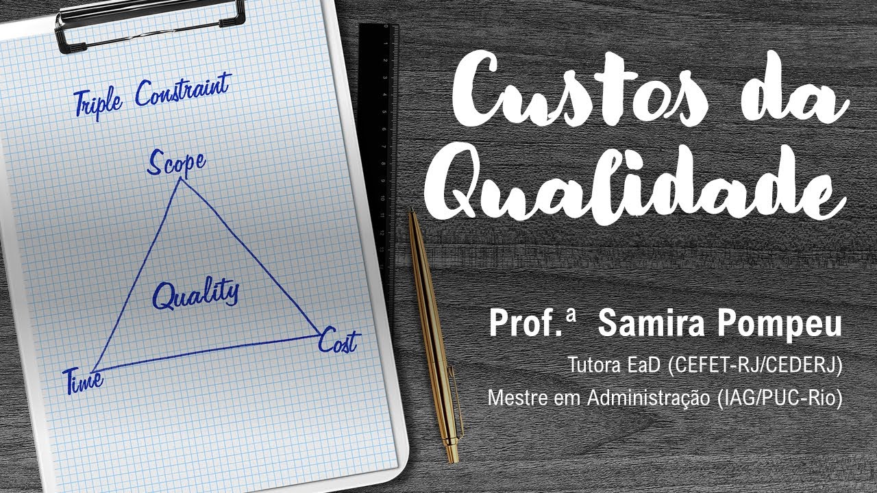 Custos da Qualidade - Gestão da qualidade (CEDERJ - semana 2 / resumo) // Costos de calidad