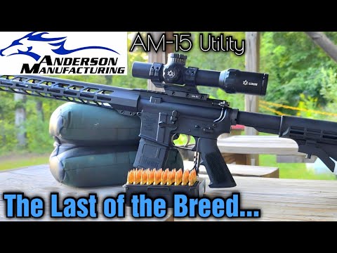 Anderson AM-15 Utility Rifle 16" AR-15 5.56 Review & Shoot