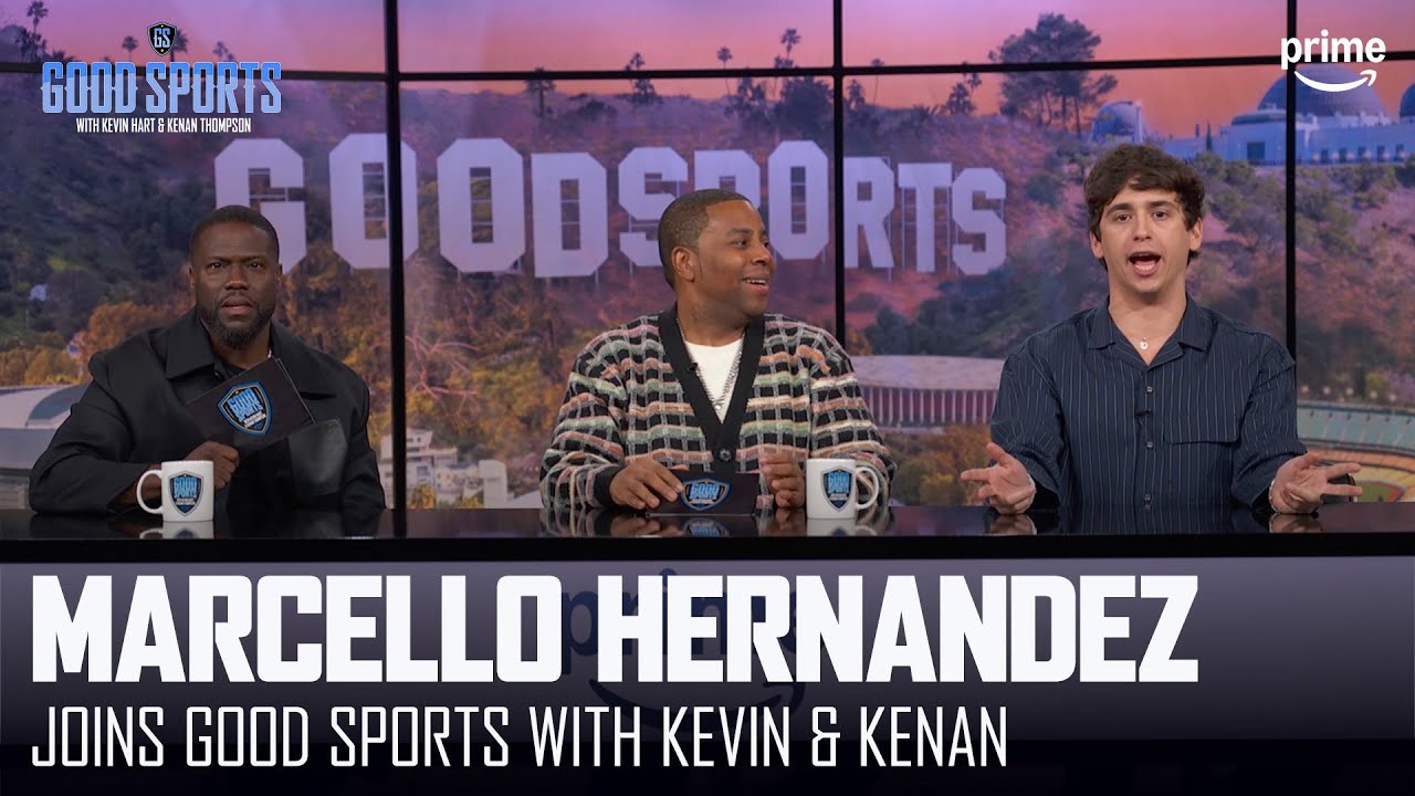 Marcello Hernandez joins Good Sports with Kevin Hart & Kenan Thompson | Prime Video