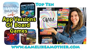 Top 10 App Versions of Board Games
