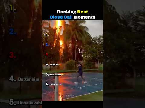 Ranking Best Close Call Moments #shorts #shortsfeed