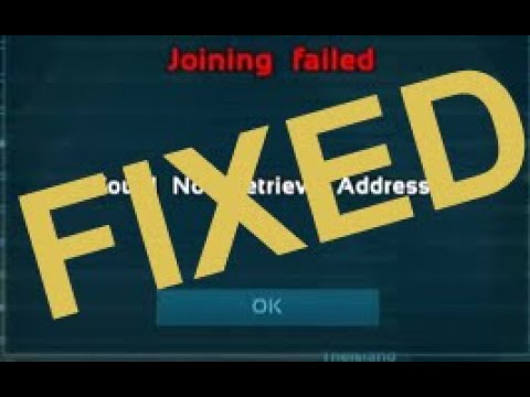 Ark Could Not Retrieve Address