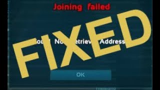 ARK could not retrieve address (pc fix)