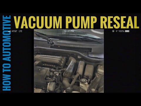 How to Reseal the Vacuum Pump on a 2009 Mini Cooper N12