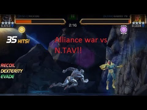 Marvel contest of champions Alliance war vs N.tav!!