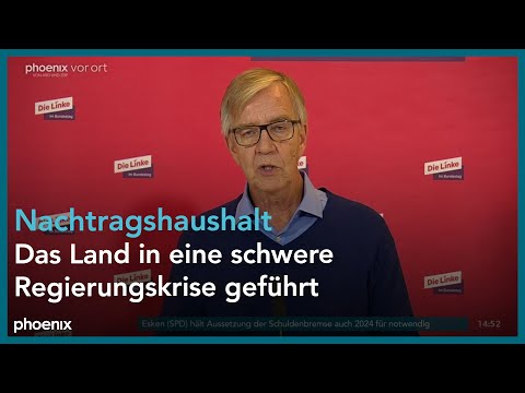 Dietmar Bartsch zum Nachtragshaushalt am 27.11.23