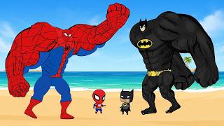 Evolution of SPIDER-MAN vs Evolution of BATMAN - Superhero Cartoon | SUPERHEROES MOVIE