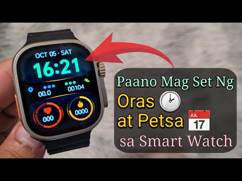 Paano Mag-set ng Oras at Petsa sa ANUMANG Smart Watch? Set time in Smart Bracelet 🇵🇭