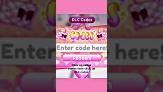 How to redeem DLC codes on desktop and mobile 📱#dti #roblox #shorts