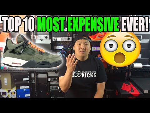 TOP 10 MOST EXPENSIVE SNEAKERS EVER!