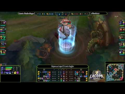 Giants Underdoges vs eMonkeyz - Partida 2 - Fancast Repesca Copa de La Liga El Corte Inglés