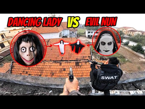 POLICE VS SERBIAN DANCING LADY AND EVIL NUN | MISSION IMPOSSIBLE 17 | HORROR STORY | HORROR POV