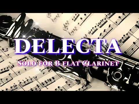 DELECTA solo for B flat Clarinet backing track