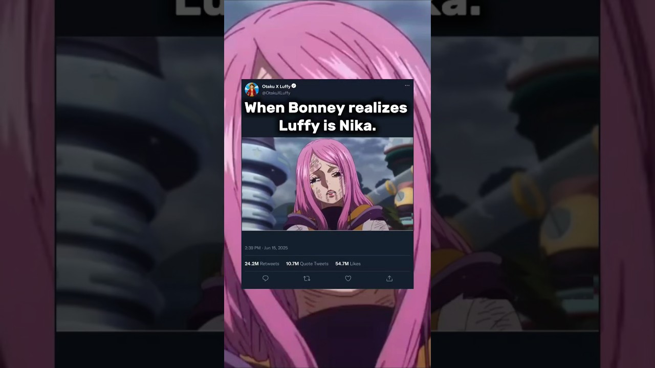 When Bonney Realizes Luffy Is Nika #shorts #onepiece #sungodnika #luffy