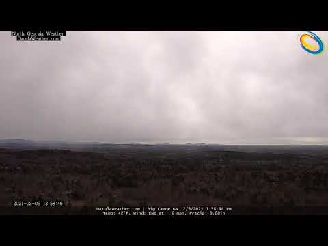 Big Canoe Day Long Snow Time Lapse - 02/06/21