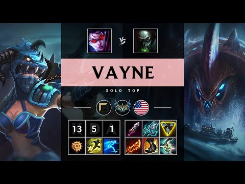 Vayne Top vs Urgot - NA Challenger Patch 25.06
