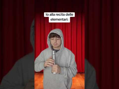 When you sang in the elementary school play😂