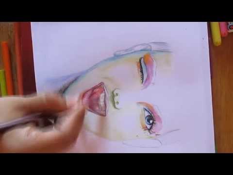 pintando un rostro a colores (surrealismo)